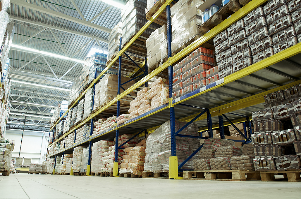 Warehouse storage racks